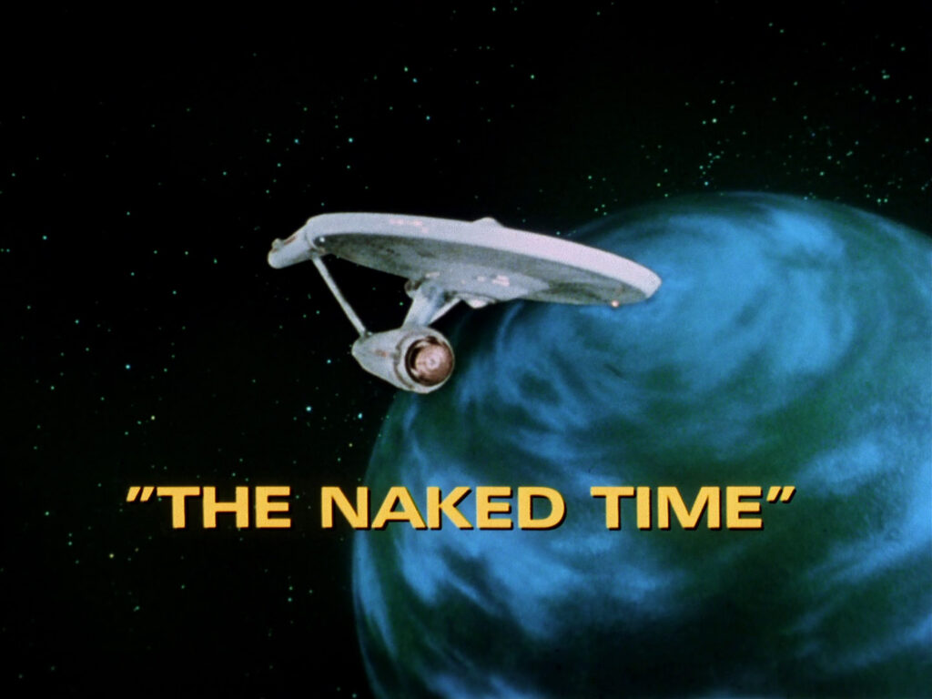 Star Trek TOS The Naked Time title screen