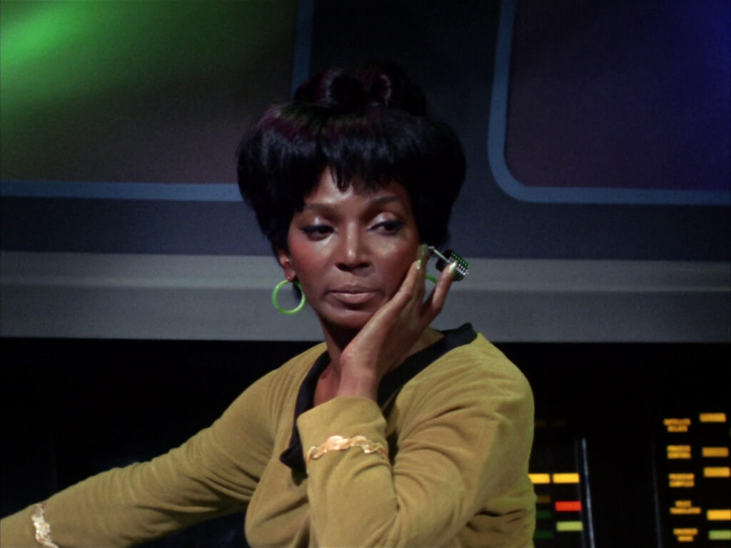 Uhura in yellow