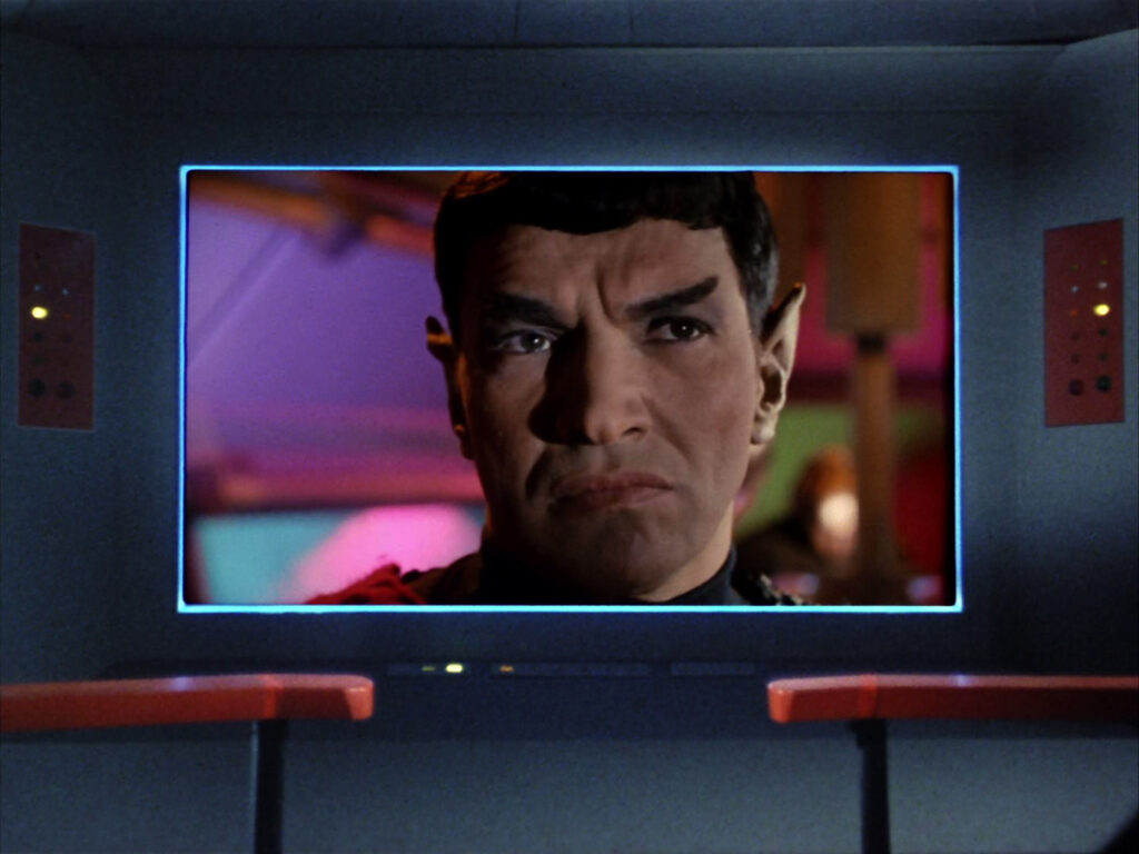 The Romulan commander