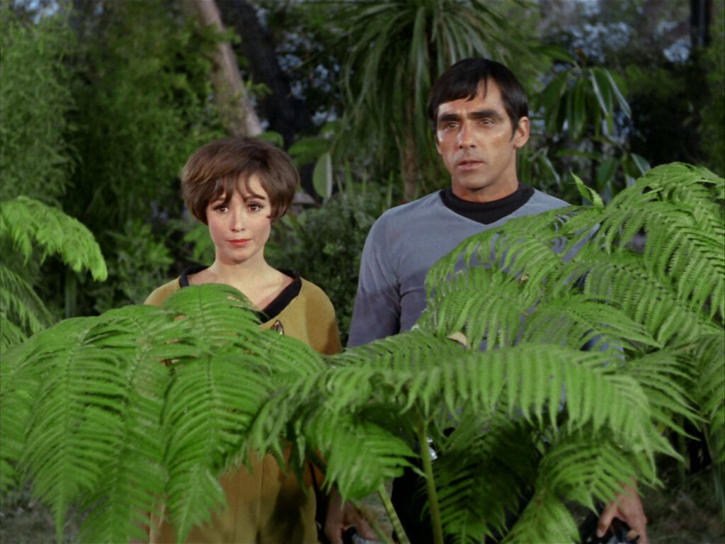 The female crewman looks familiar