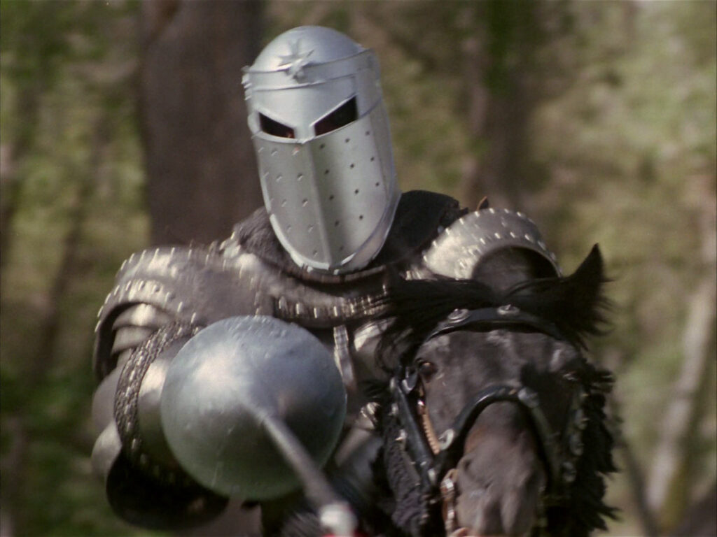 A mysterious knight